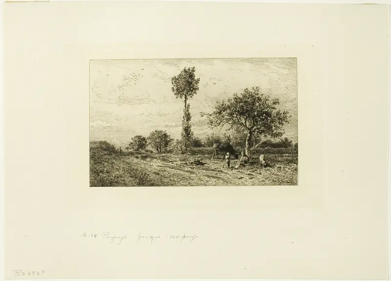 Landscape with Curving Road