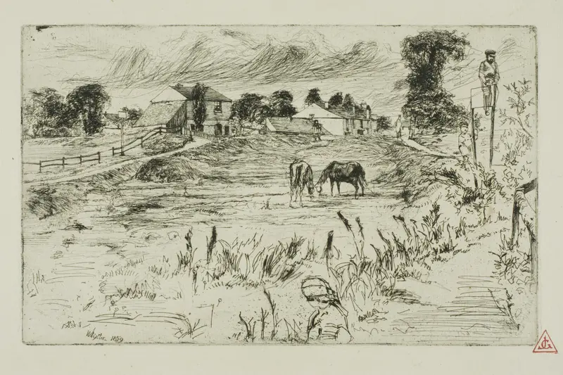 Landscape with Horses