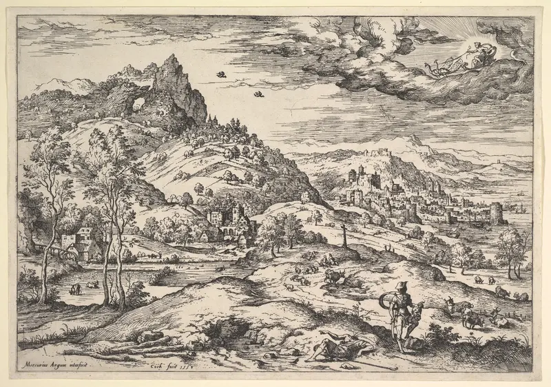 Landscape with Mercury Holding Argus's Head