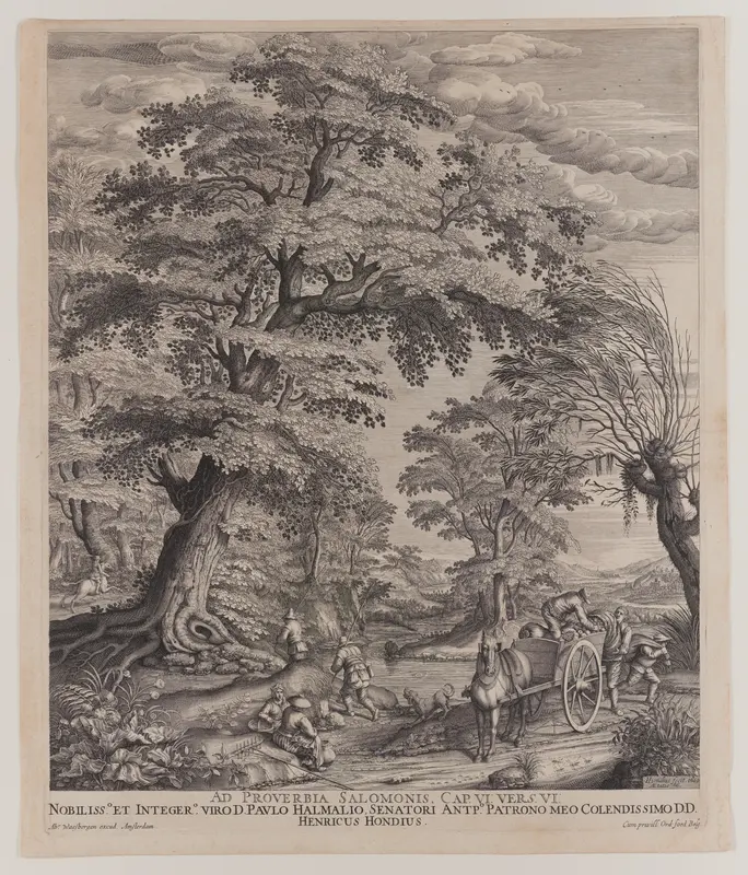 Landscape with Peasants and Wagon