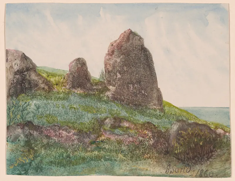 Landscape with Rocks Wall Art by George Sand - High-Resolution Digital Print