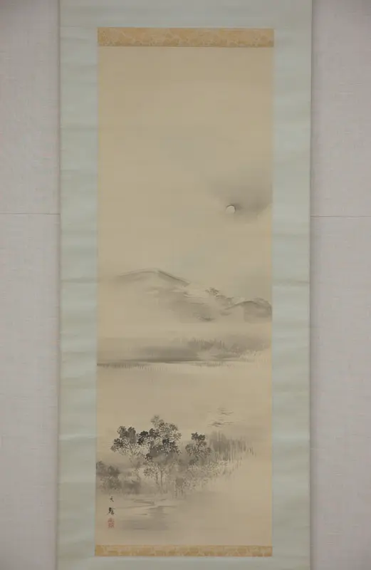 Landscape with the Moon Wall Art by Shiokawa Bunrin - High-Resolution Digital Print