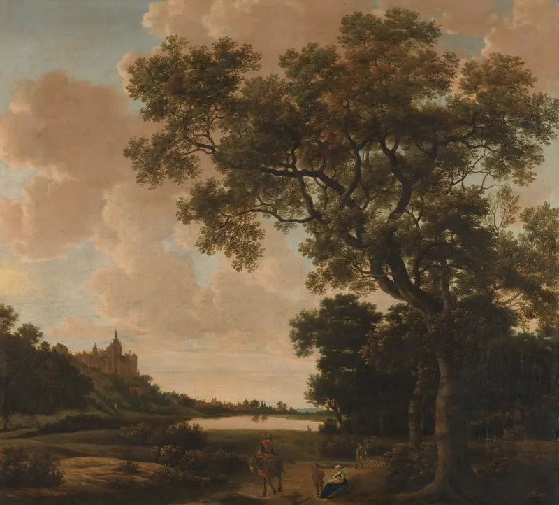 Landscape with the Schwanenburg, Cleves Wall Art by Unknown - High-Resolution Digital Print