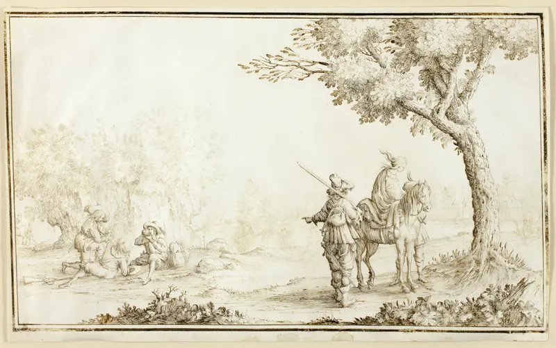 Landscape with Travelers Wall Art by Valerio Spada - High-Resolution Digital Print