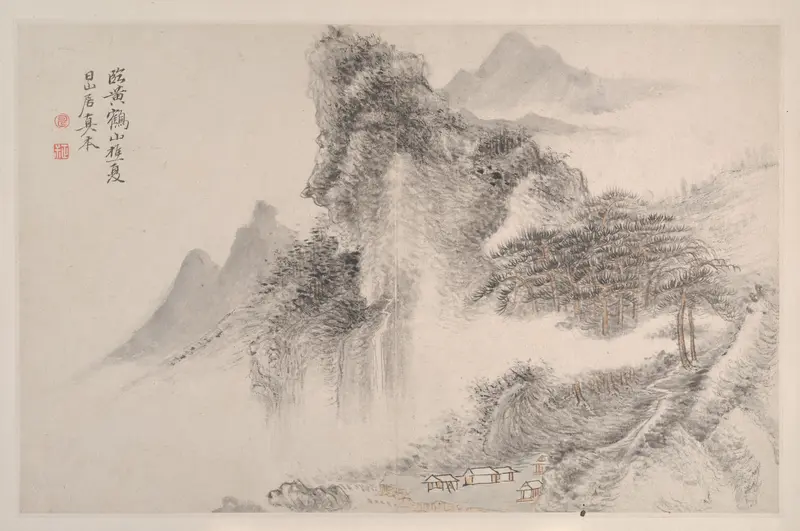 Landscapes in the manner of Song and Yuan masters
