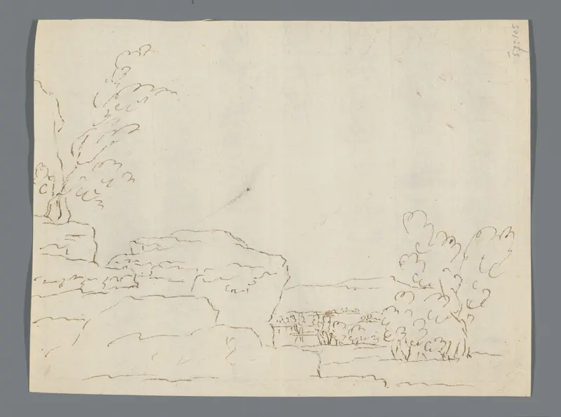 Landschap Wall Art by Matthijs Balen (1684-1766) - High-Resolution Digital Print