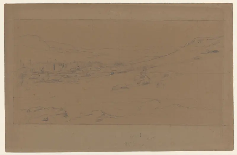 Landschap bij Algiers Wall Art by Ferdinand Hart Nibbrig - High-Resolution Digital Print