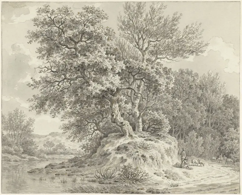 Landschap bij Alkmaar Wall Art by Jan Evert Grave - High-Resolution Digital Print