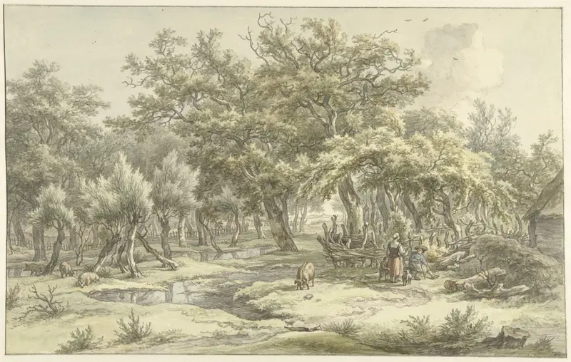 Landschap bij Eext (Drenthe) Wall Art by Egbert van Drielst - High-Resolution Digital Print