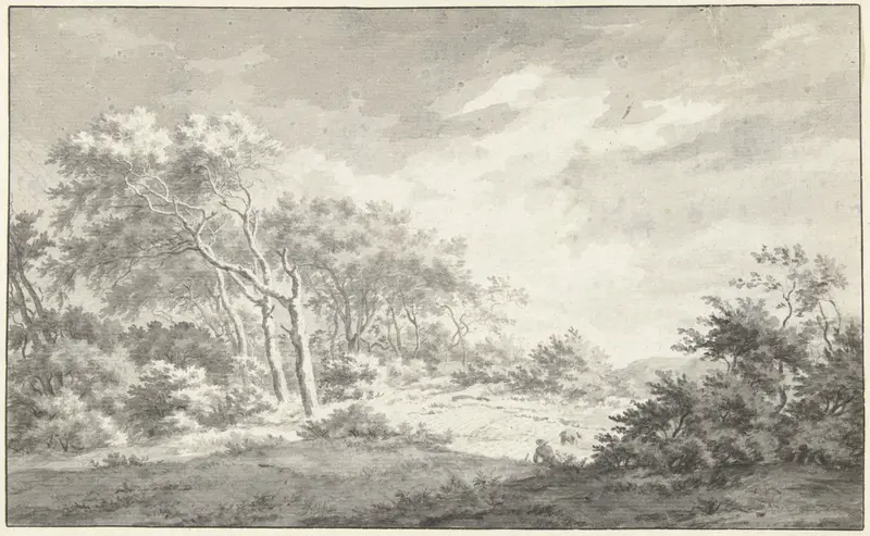 Landschap bij Elswoud buiten Haarlem Wall Art by Franciscus Andreas Milatz - High-Resolution Digital Print