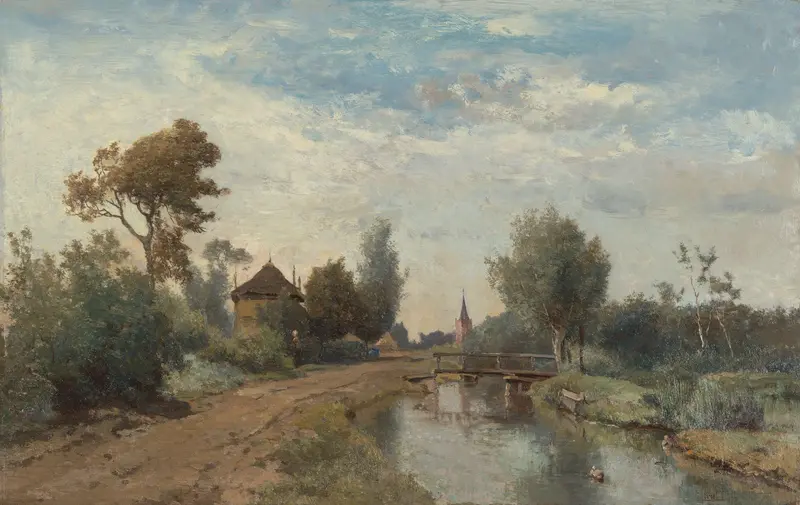 Landschap bij Kortenhoef Wall Art by Unknown - High-Resolution Digital Print