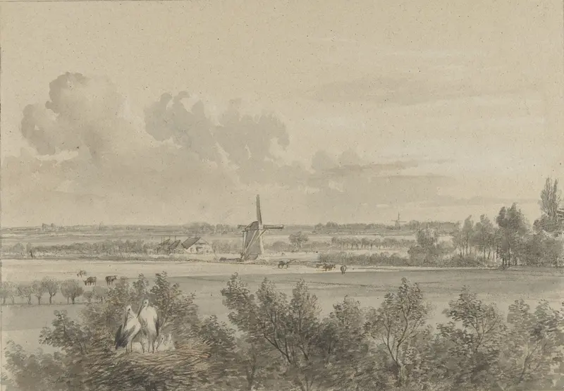 Landschap bij Maarssen Wall Art by Jacobus Theodorus Abels - High-Resolution Digital Print