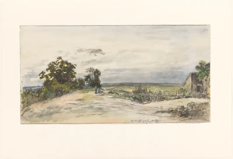 Landschap bij Nevers Wall Art by Unknown - High-Resolution Digital Print