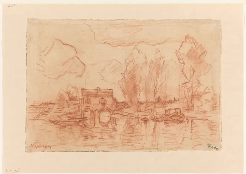 Landschap bij Nijmegen Wall Art by Unknown - High-Resolution Digital Print