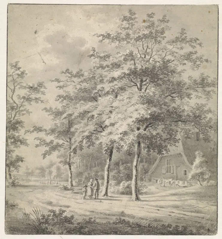 Landschap bij Rande, Overijssel Wall Art by Gerrit Hendrik Gobell - High-Resolution Digital Print
