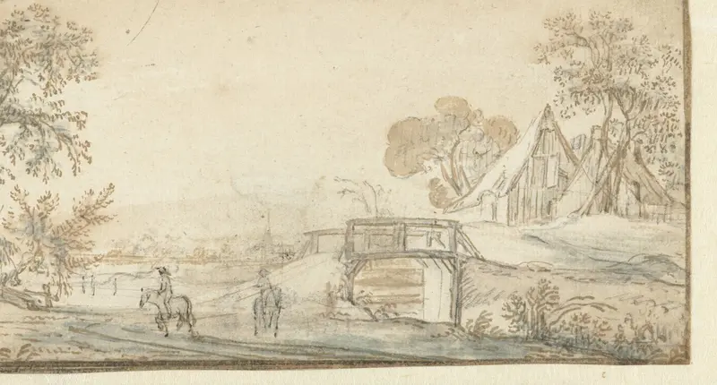Landschap bij Schagen Wall Art by Unknown - High-Resolution Digital Print