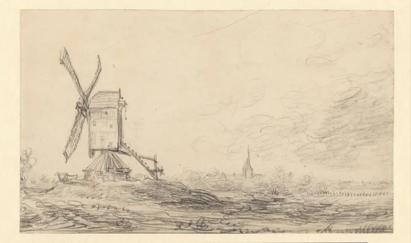 Landschap bij Voorburg Wall Art by François van Knibbergen - High-Resolution Digital Print