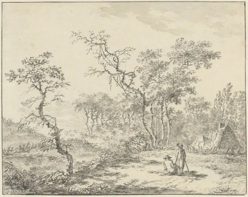 Landschap buiten Haarlem bij Bloemendaal Wall Art by Steven Goblé - High-Resolution Digital Print