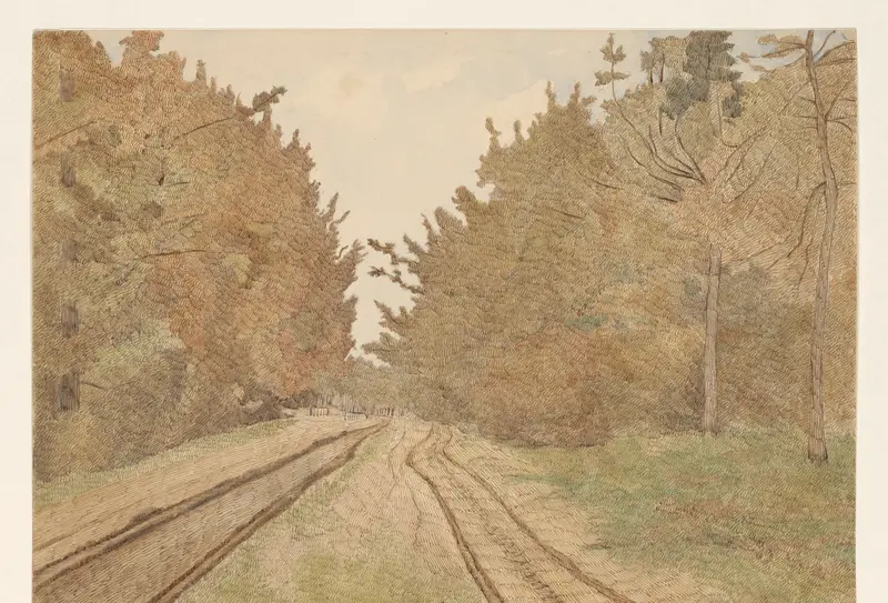 Landschap in Drenthe Wall Art by Dirk Arnoldus Tavenraat - High-Resolution Digital Print