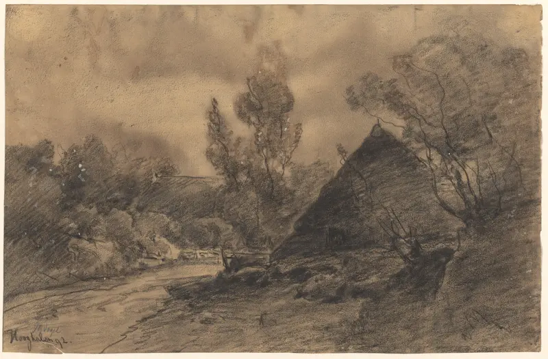 Landschap in Hooghalen Wall Art by Unknown - High-Resolution Digital Print