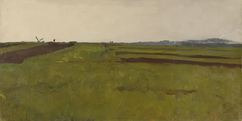 Landschap met akkervelden Wall Art by Willem Witsen - High-Resolution Digital Print