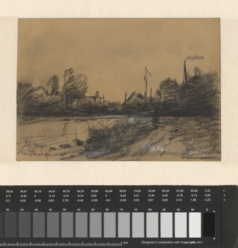 Landschap met bebouwing Wall Art by Unknown - High-Resolution Digital Print