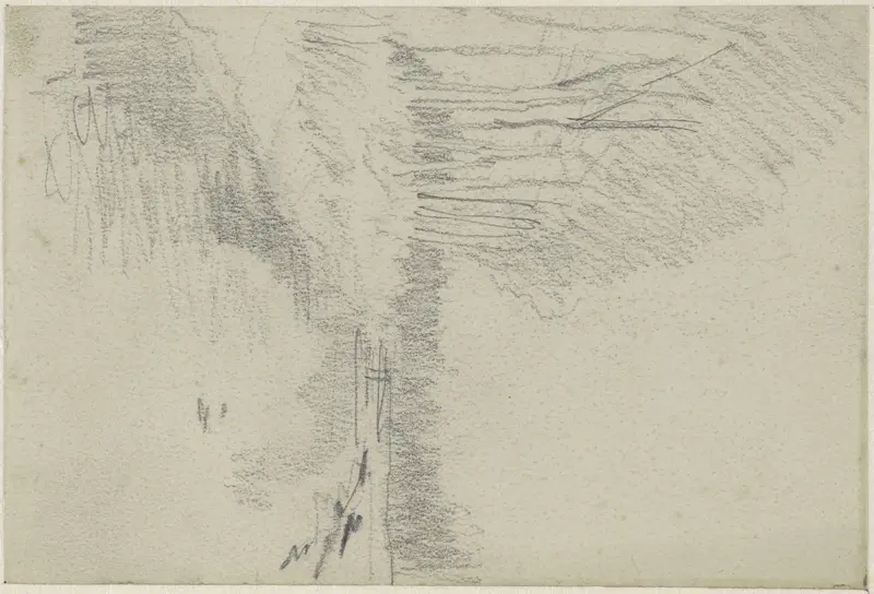 Landschap met bomen langs een vaart Wall Art by Anton Mauve - High-Resolution Digital Print