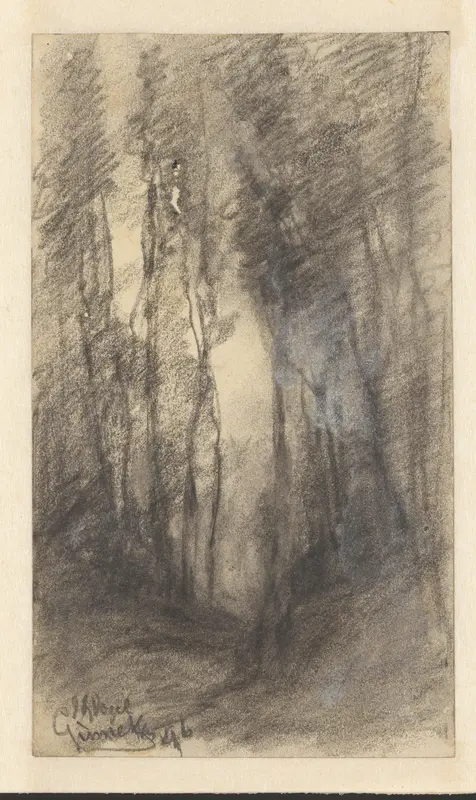Landschap met bomen te Ginneken Wall Art by Unknown - High-Resolution Digital Print