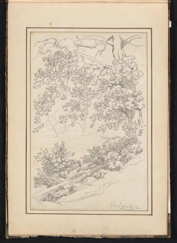 Landschap met bomen te Roccantica Wall Art by Unknown - High-Resolution Digital Print