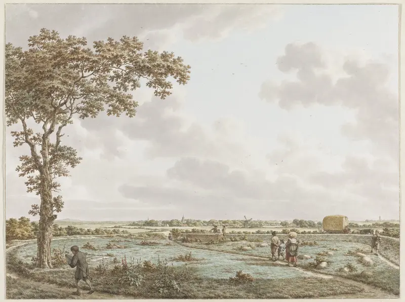 Landschap met de Tafelberg Wall Art by Jacob Cats (1741-1799) - High-Resolution Digital Print