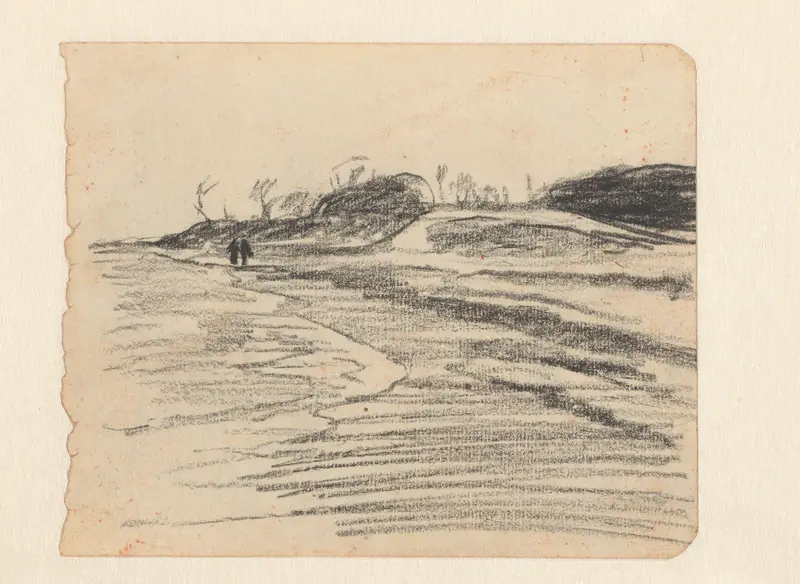 Landschap met dijk Wall Art by Willem Witsen - High-Resolution Digital Print