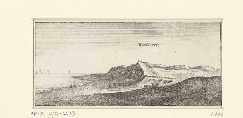 Landschap met gezicht op Muiderberg Wall Art by Wenceslaus Hollar - High-Resolution Digital Print