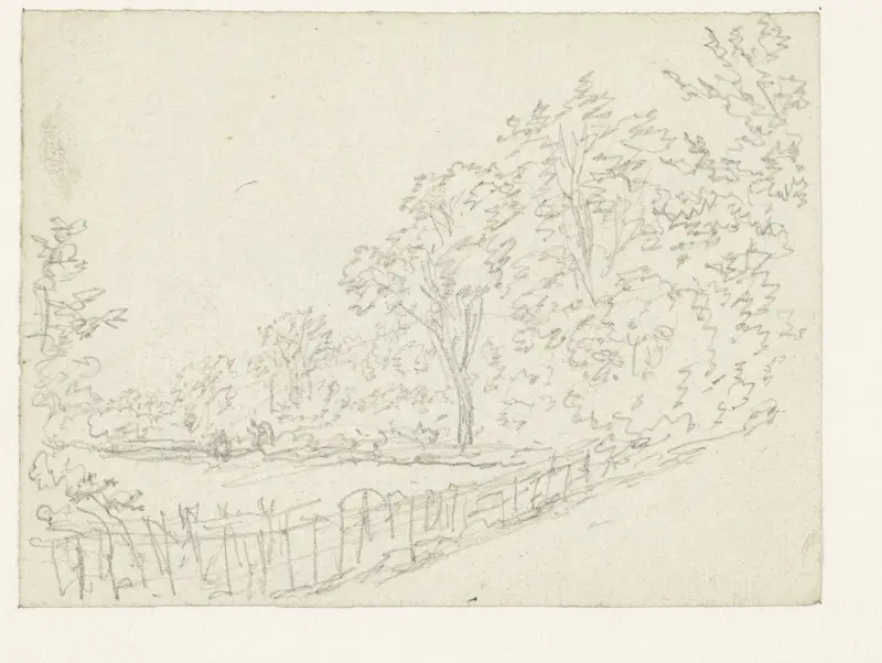 Landschap met heining en bomen Wall Art by Georges Michel - High-Resolution Digital Print