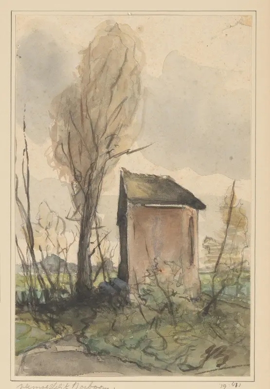 Landschap met kapel Wall Art by Unknown - High-Resolution Digital Print