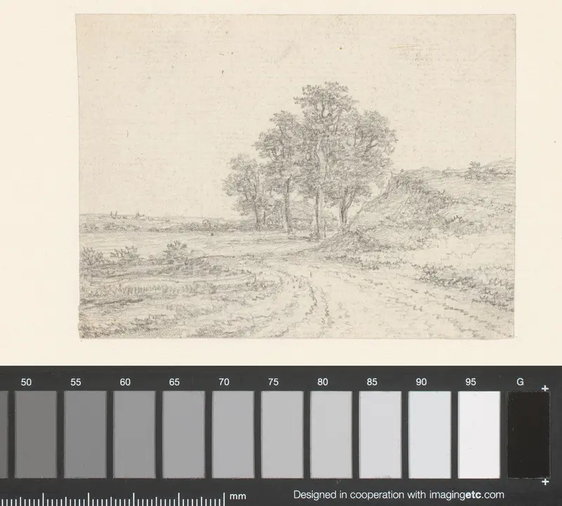 Landschap met landweg Wall Art by Georges Michel - High-Resolution Digital Print