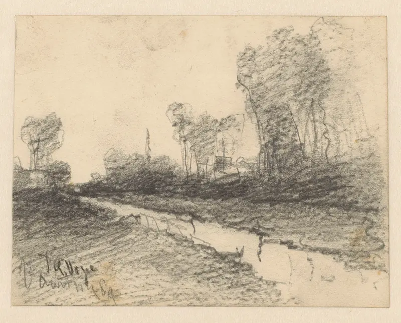 Landschap met vaart Wall Art by Unknown - High-Resolution Digital Print