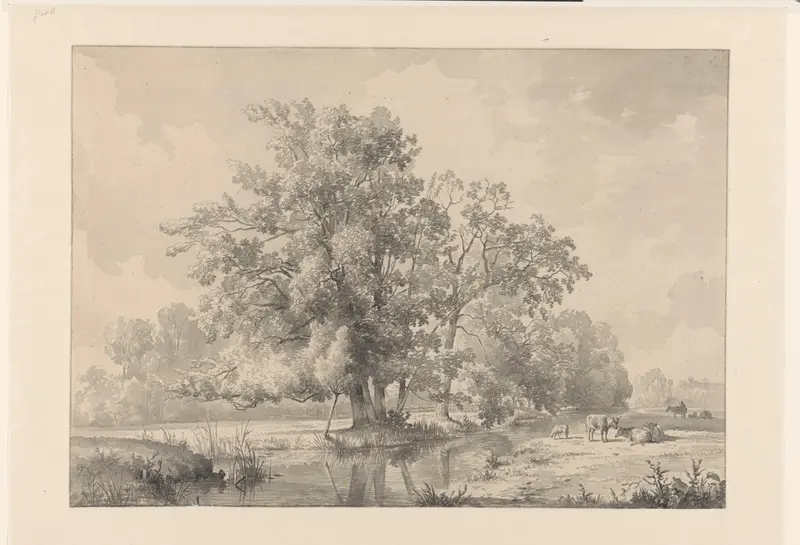 Landschap met vee Wall Art by James de Rijk - High-Resolution Digital Print