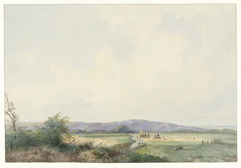 Landschap met weiden, bij de duinen Wall Art by Frans Arnold Breuhaus de Groot - High-Resolution Digital Print