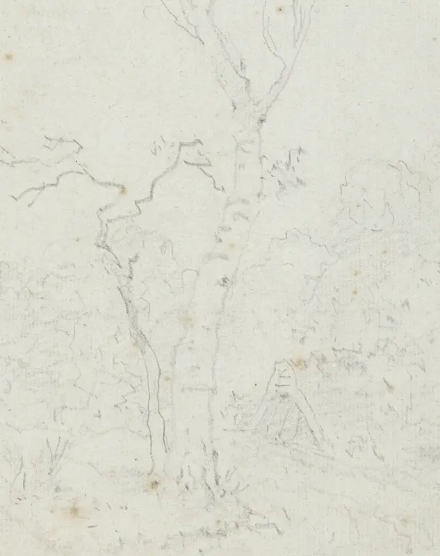 Landschap met wijdvertakte boom Wall Art by Jean Honoré Fragonard - High-Resolution Digital Print