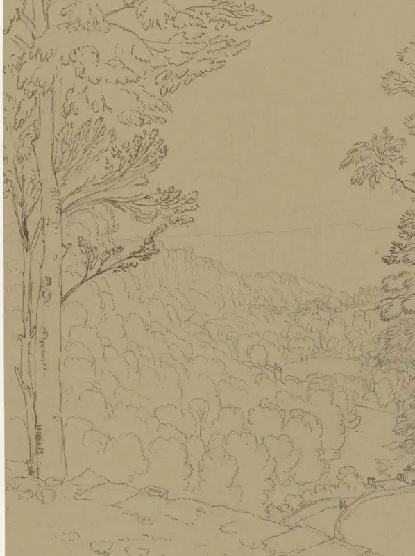 Landschap te Matlock in Derbyshire Wall Art by William Turner of Oxford - High-Resolution Digital Print