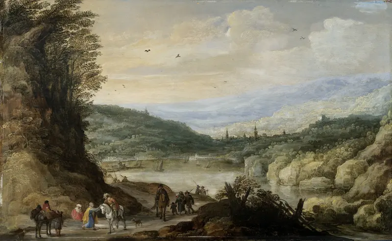 Landschap Wall Art by Joos de Momper (II) - High-Resolution Digital Print