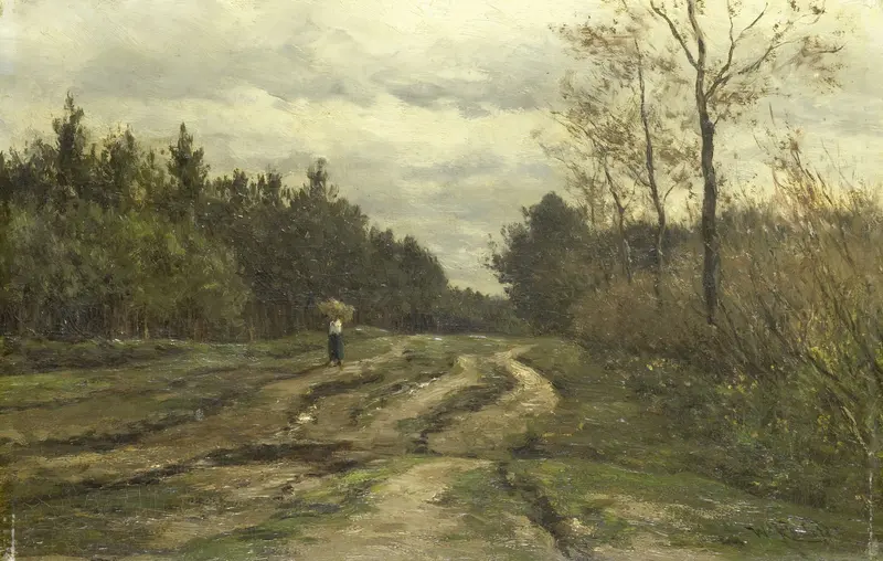 Landweg bij Laren, Noord-Holland Wall Art by Willem Roelofs (I) - High-Resolution Digital Print