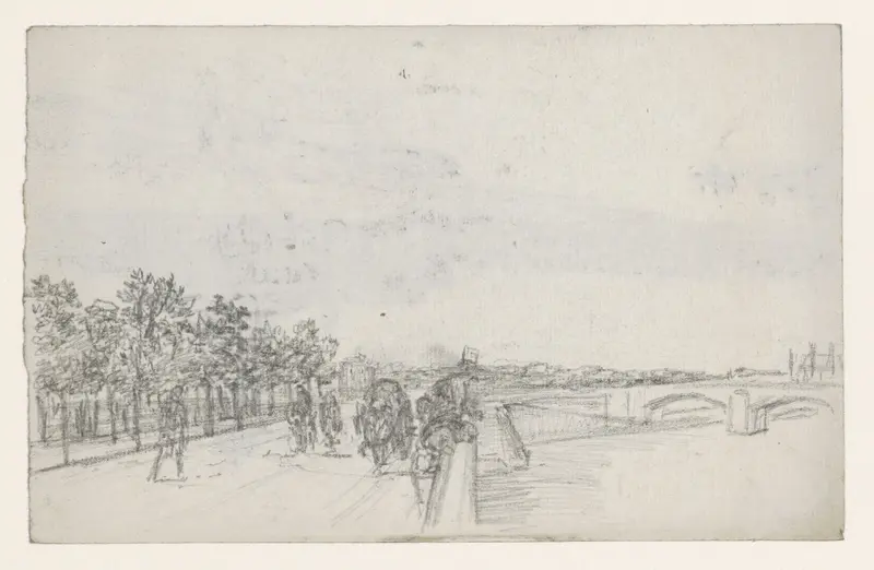 Langs de Seine Wall Art by Georges Michel - High-Resolution Digital Print