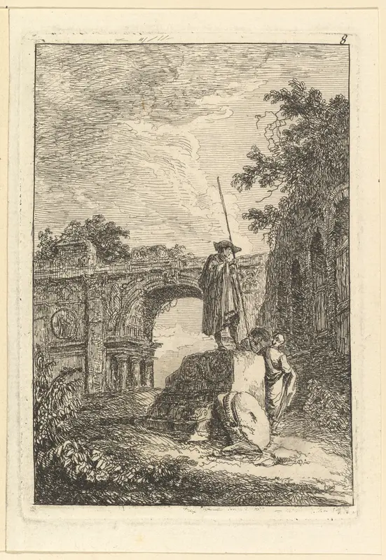 L'Arc de Triomphe Wall Art by Hubert Robert - High-Resolution Digital Print
