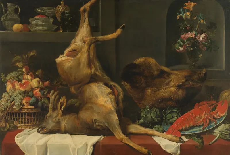 Larder Still life Wall Art by Frans Snijders - High-Resolution Digital Print