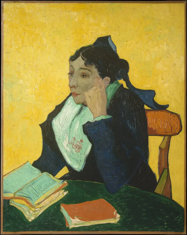 L'Arlésienne: Madame Joseph-Michel Ginoux (Marie Julien, 1848–1911) Wall Art by Vincent van Gogh - High-Resolution Digital Print