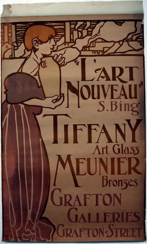 L'Art Nouveau, Grafton Galleries Wall Art by Frank Brangwyn - High-Resolution Digital Print