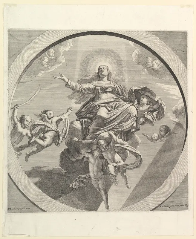 L'Assomption de la Vierge Wall Art by Jean Morin - High-Resolution Digital Print