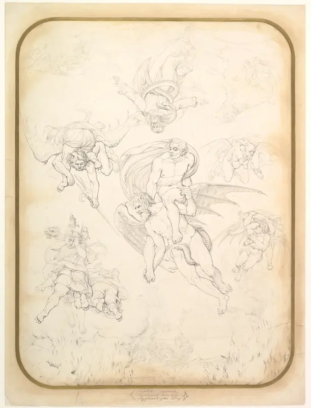 Last Judgment, after Michelangelo Wall Art by Tommaso Piroli - High-Resolution Digital Print