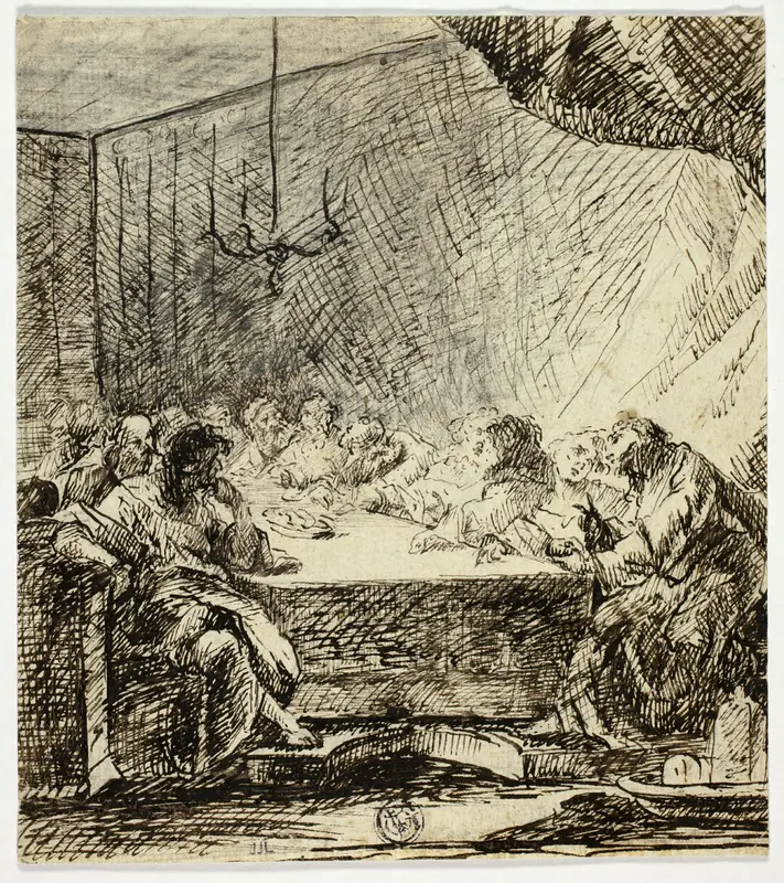 Last Supper Wall Art by Circle of Franz Anton Maulbertsch - High-Resolution Digital Print